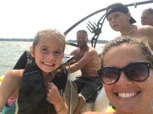 Gretchen Christy Family Labor Day Lake Boating