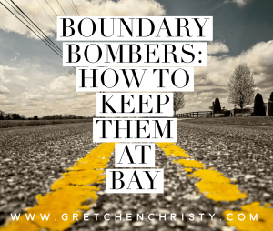 Boundary Bombers: How to Keep them at Bay