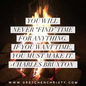 You will never "find" time....